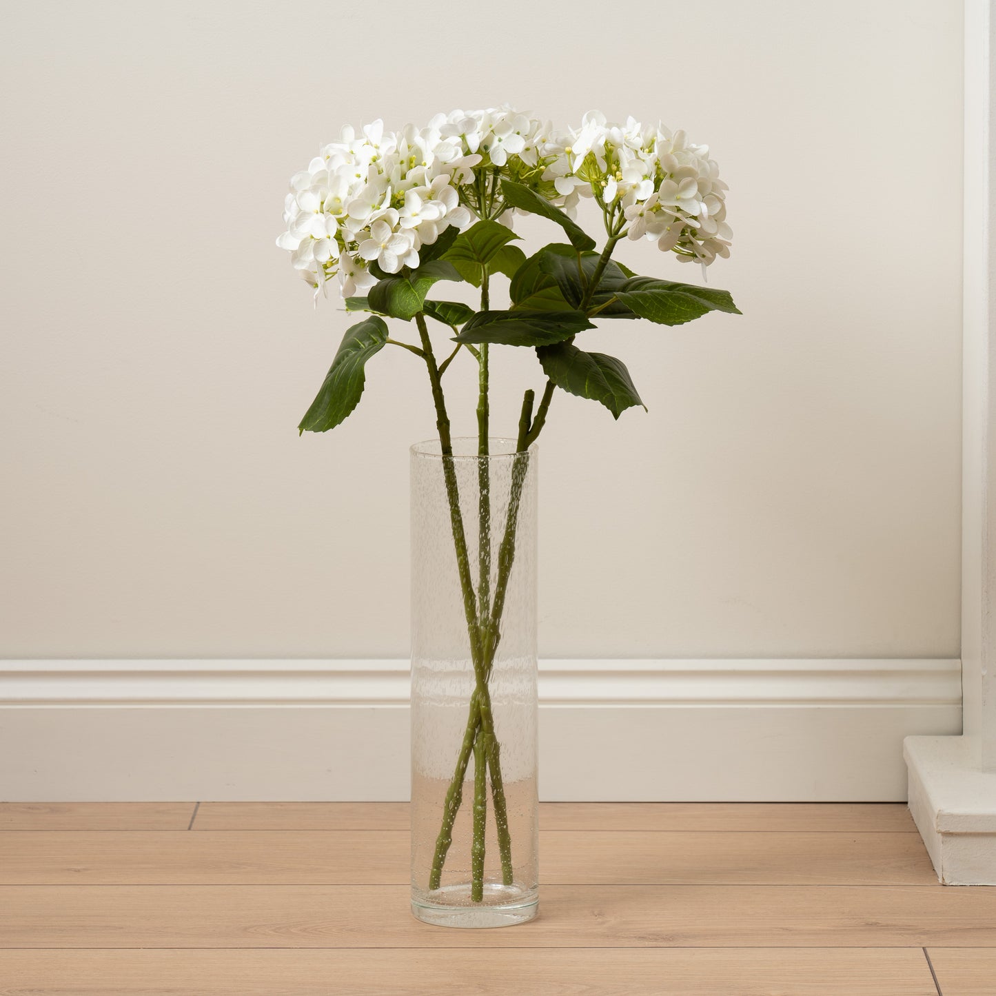 Scottish Everlastings 64cm Artificial Hydrangea Stem - Pack of 3 - main product image