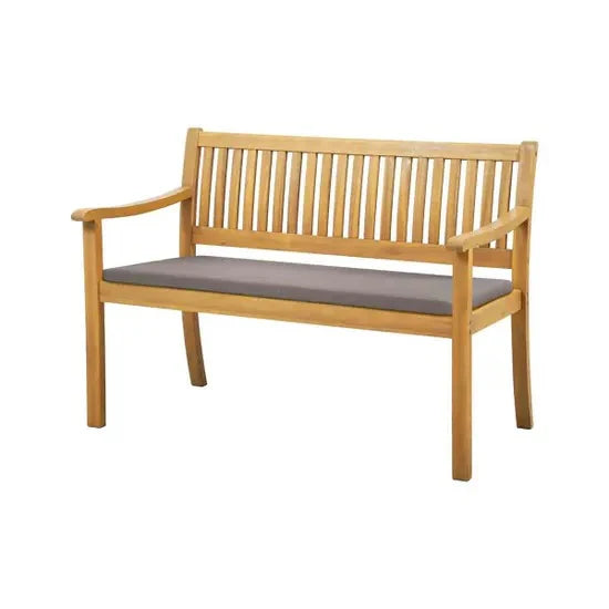 Suntime Harley Acacia Wood 2 Seat Garden Bench with Cushion - main product image