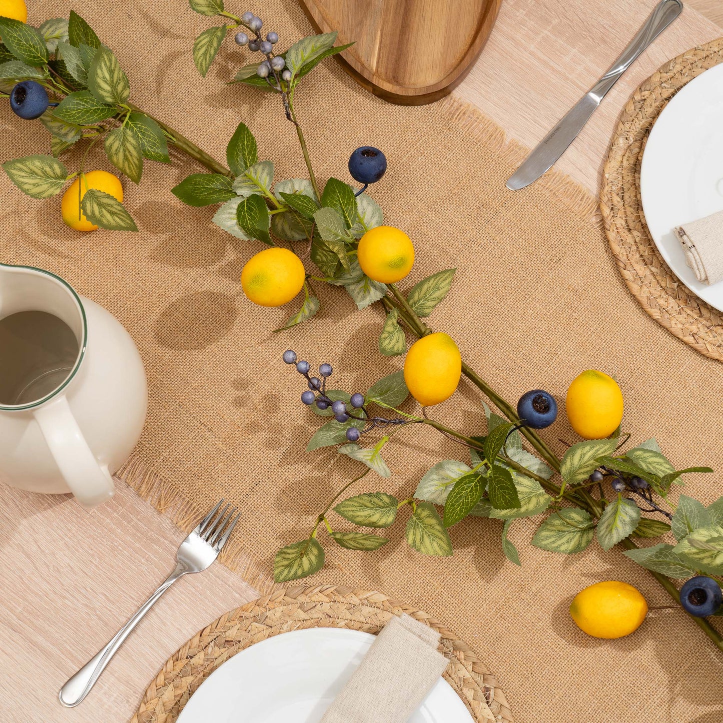 Scottish Everlastings Artificial 180cm Lemon & Berry Garland - main product image