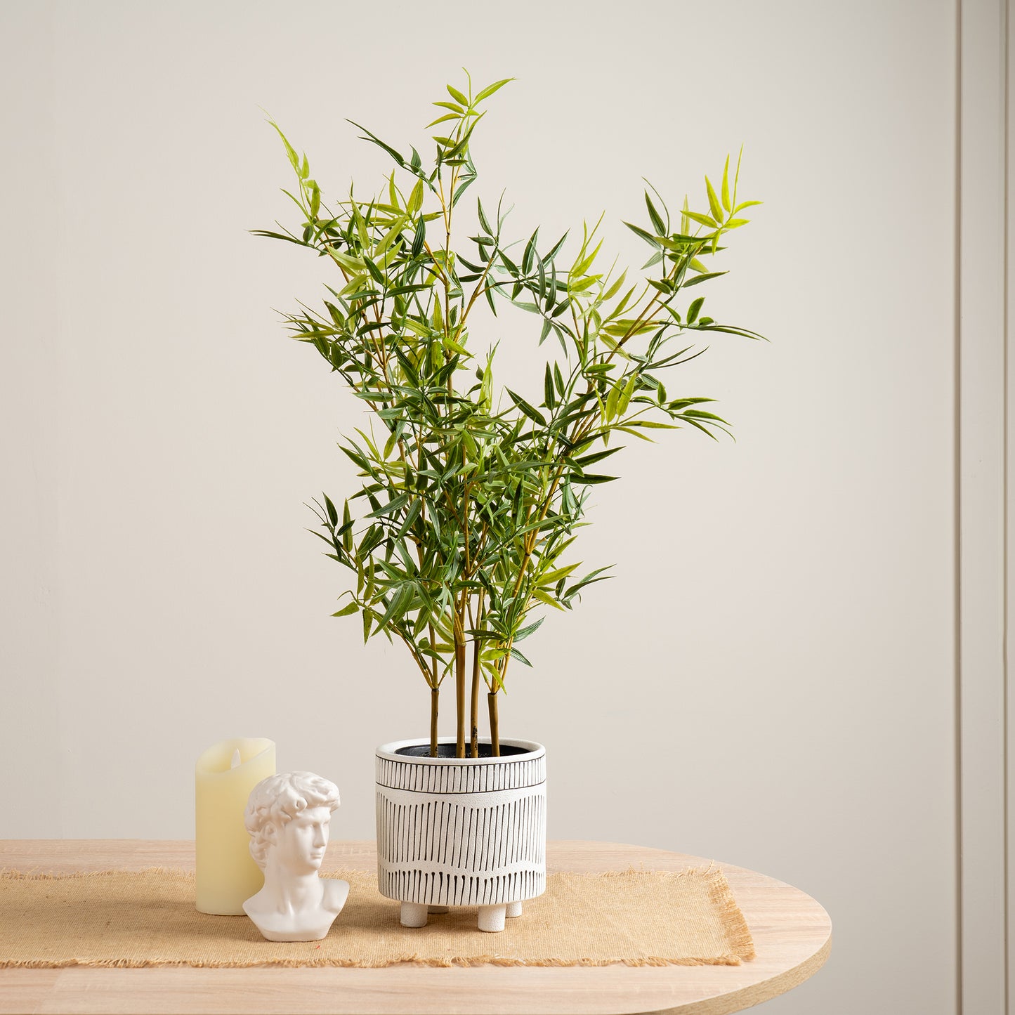 Scottish Everlastings Artificial 75cm Mini-Leaf Bamboo Tree - main product image
