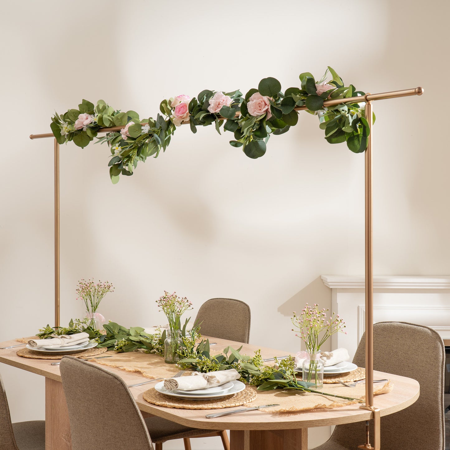 Scottish Everlastings 2.5M Rose Gold Over Table Display Frame - main product image