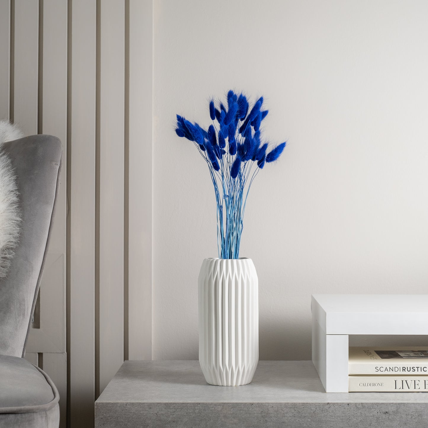 Scottish Everlastings Dark Blue Bunny Tails - main product image