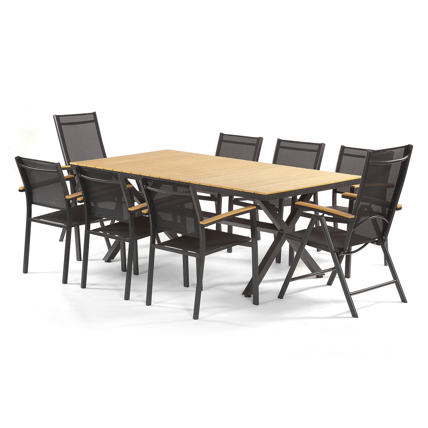 Outdoor Garden Venice 2m Folding Dining Collection - main product image