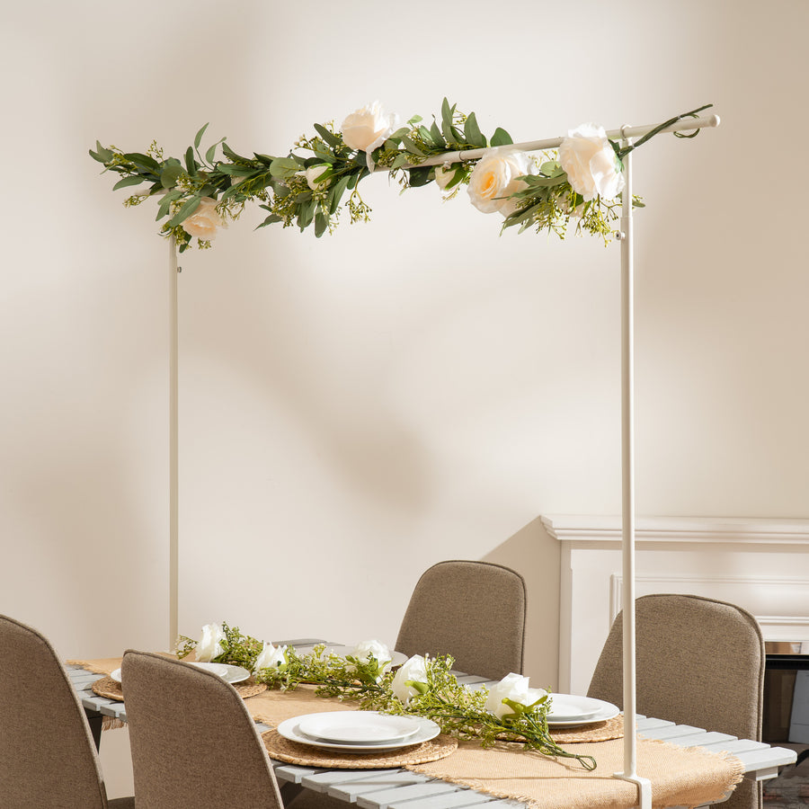 Scottish Everlastings 1.4M White Over Table Display Frame - main product image