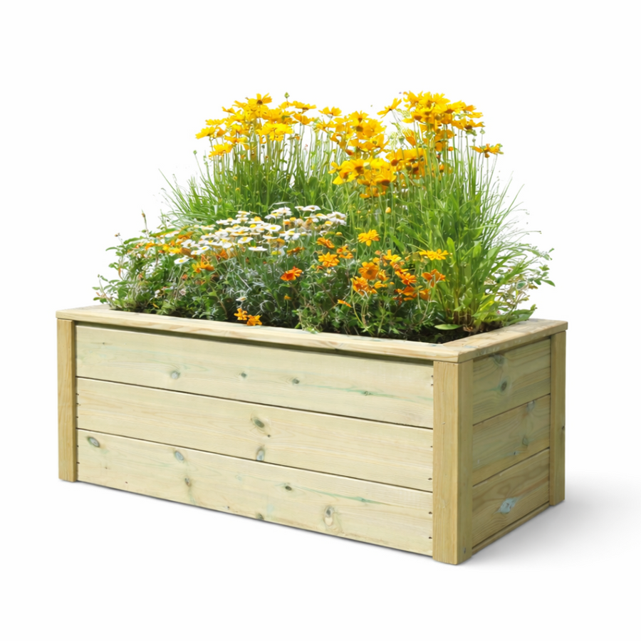 Churnet Valley CHURNET VALLEY GARDEN FURNITURE RECTANGULAR PLANTER - main product image