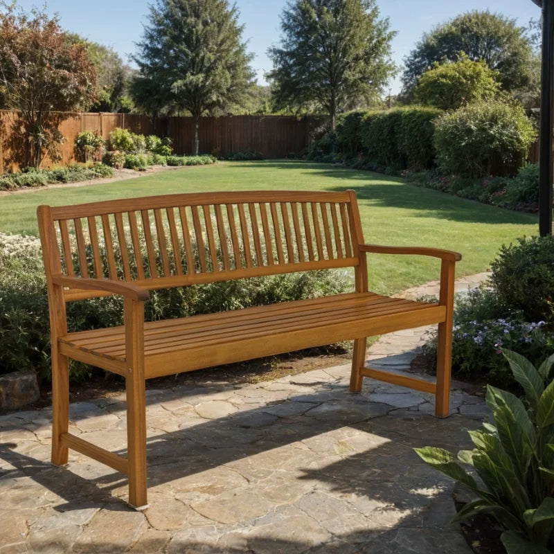 Suntime Balmoral FSC Acacia Wood Companion Garden Bench - main product image
