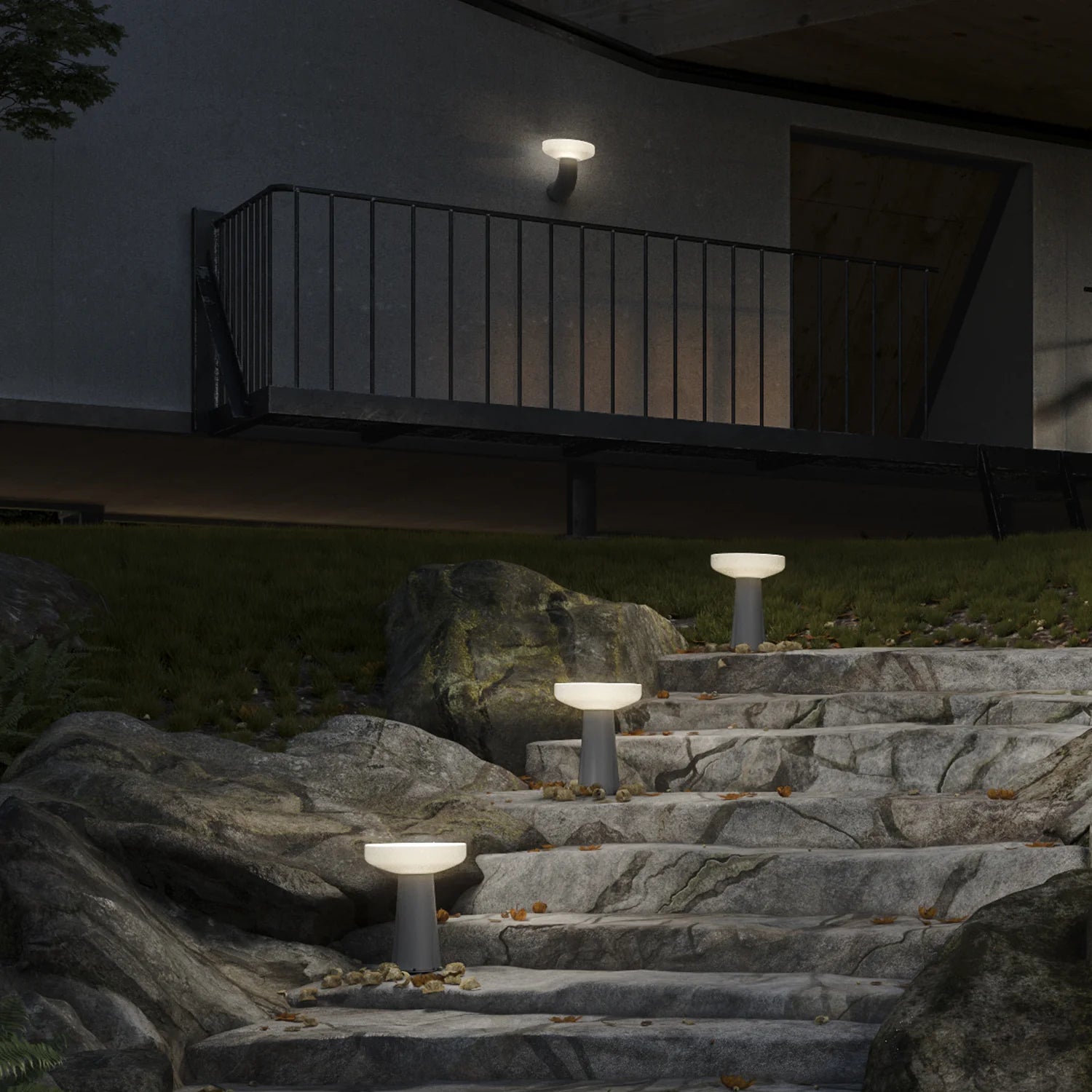 Suntime Paquita Solar LED Garden Floor Light - main product image