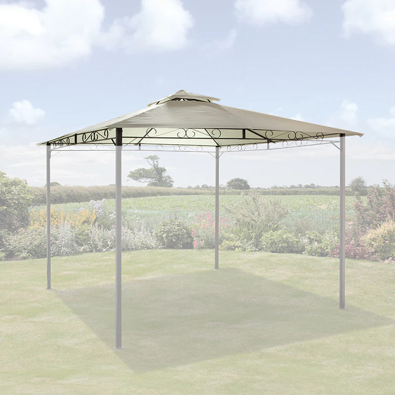 Suntime Replacement Canopy for SunTime Malaga Gazebo Ecru - main product image