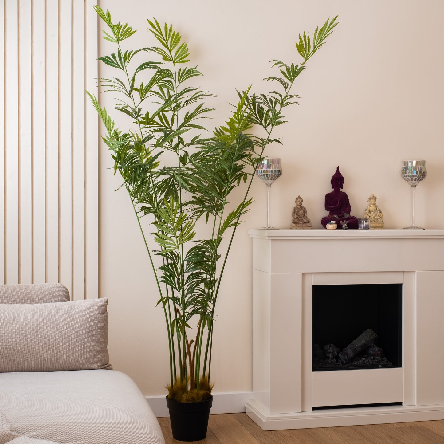 Scottish Everlastings Artificial 180cm Real Touch Cycad Palm Tree - main product image