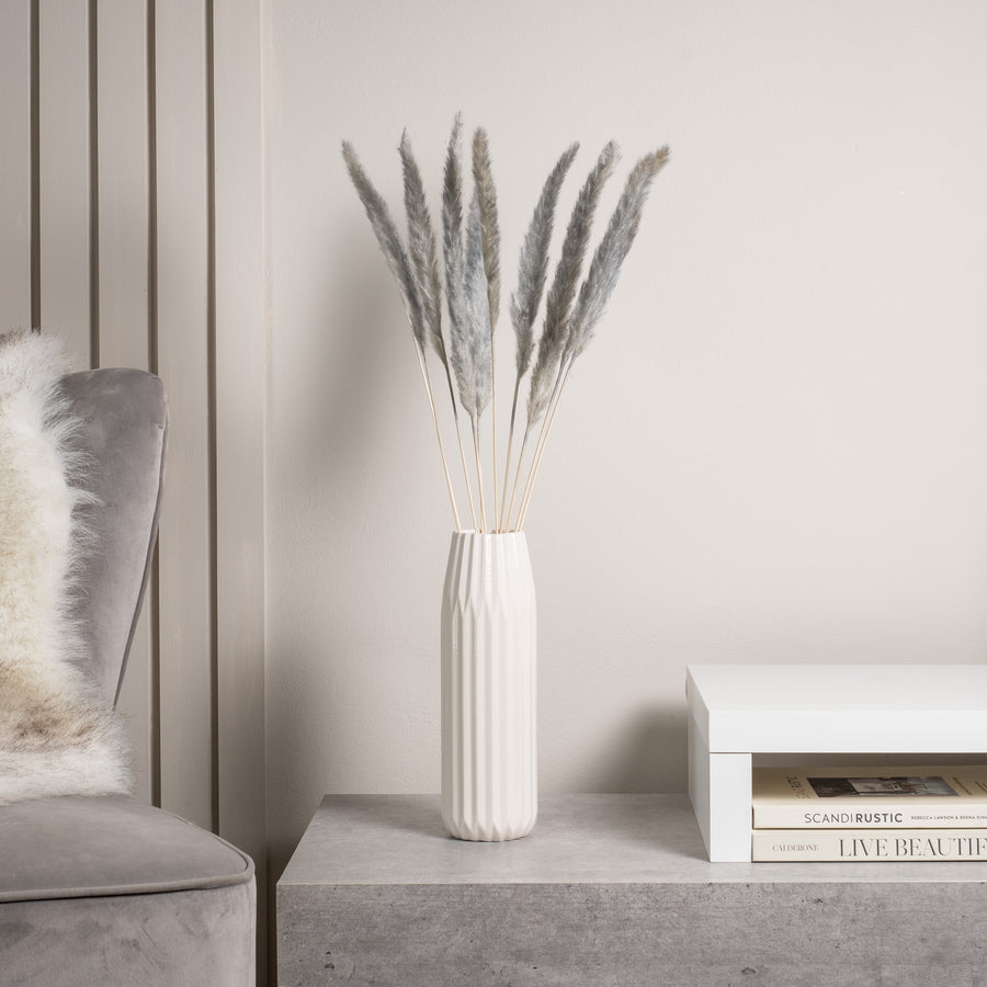 Scottish Everlastings 65-70cm Artificial Grey Pampas Grass - main product image
