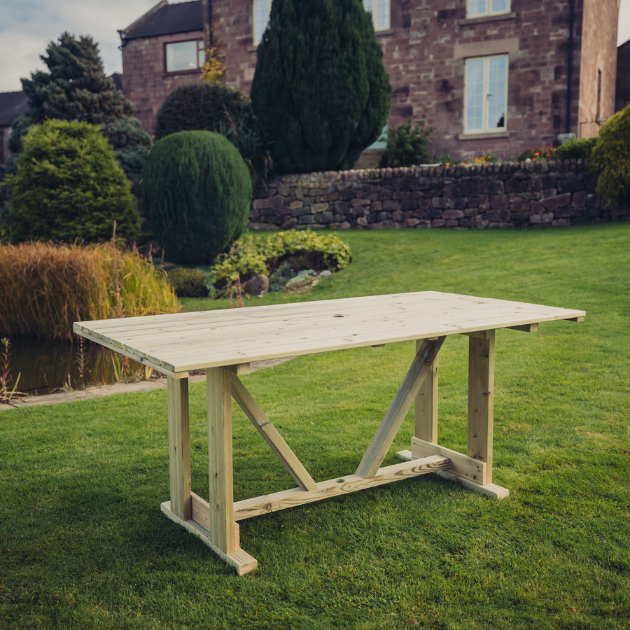 Churnet Valley Clover Garden Table - main product image