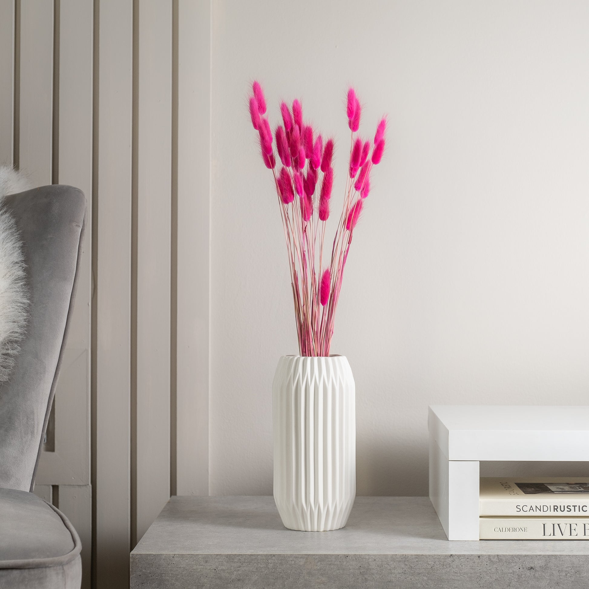 Scottish Everlastings Fuchsia Bunny Tails - Bunch of 50 - main product image