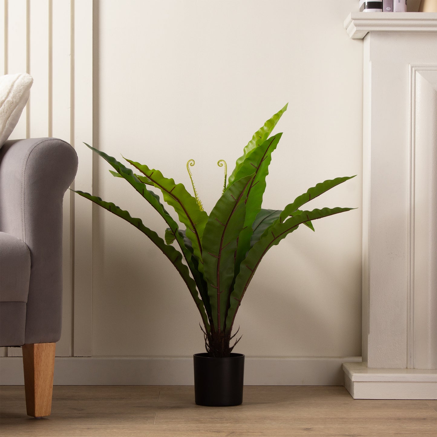 Scottish Everlastings 70cm Real Touch Artificial Bird's Nest Fern - main product image