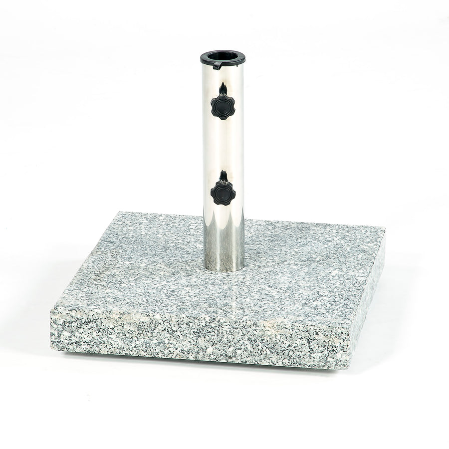 25KG Square Granite Base For Garden Parasols 40x40cm - main product image